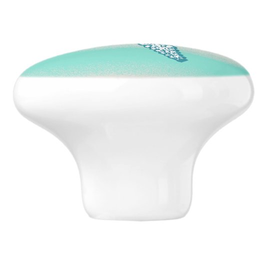 海洋生物のヒトデの航海のな陶磁器のノブ/引き セラミックノブ (側面)