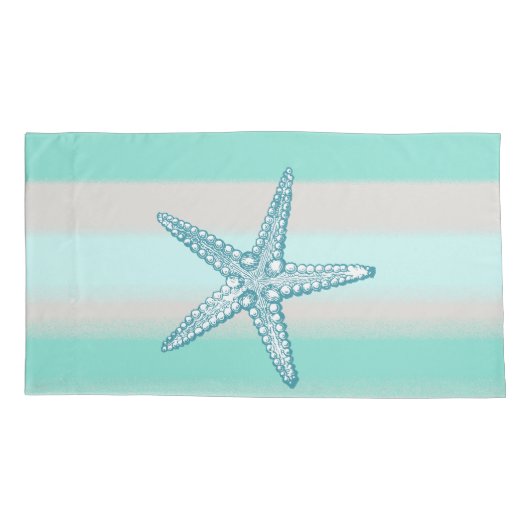 海洋生物のヒトデのSize航海のな枕カバー王 枕カバー (裏面)