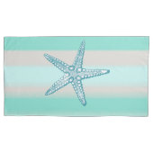 海洋生物のヒトデのSize航海のな枕カバー王 枕カバー (正面)