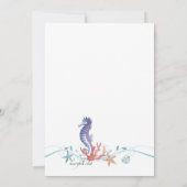 海洋生物の招待状 招待状 (裏面)