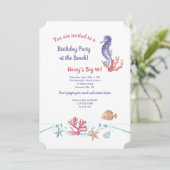 海洋生物の招待状 招待状 (スタンド正面)