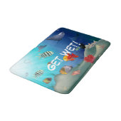 海洋生物の漫画 バスマット (アングル)