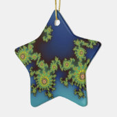 海洋生物クリスマスフラクタル セラミックオーナメント (左)