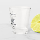 海洋生物バチェロレッテウィークエンドパーティーの好意カスタム ショットグラス (右)