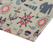 海洋生物パターン カッティングボード (角)