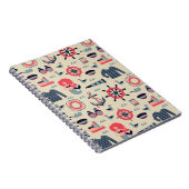 海洋生物パターン ノートブック (右側)