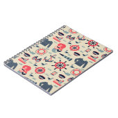 海洋生物パターン ノートブック (左側)