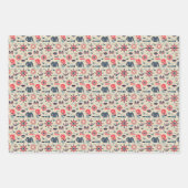 海洋生物パターン ラッピングペーパーシート (正面2)