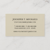 海洋生物パターン 名刺 (裏面)