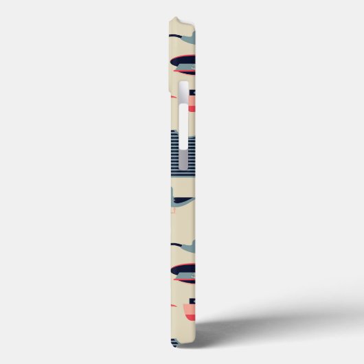 海洋生物パターン Case-Mate iPhoneケース (裏面 / 左)