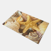 海洋生物ビーチテーマ ドアマット (アングル)