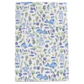 海洋生物モダン水彩 ミディアムペーパーバッグ (正面)