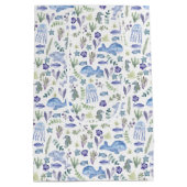 海洋生物モダン水彩 ミディアムペーパーバッグ (裏面)