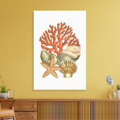 海洋生物収集 キャンバスプリント (インサイチュ (リビング))