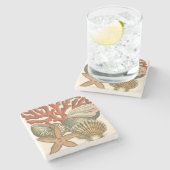 海洋生物収集 ストーンコースター (横)