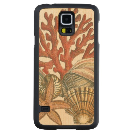 海洋生物収集 CarvedメープルGalaxy S5スリムケース (裏面)