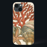海洋生物収集 iPhone 13ケース<br><div class="desc">このアートプリントは、シャープで鮮やかな画像を高い色精度で表示する。今日の海洋生物コレクションを取得するヴィンテージプリント。美しい赤いサンゴ礁と美しいヒトデは素晴らしどんな製品にも乗る。</div>