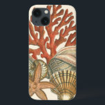 海洋生物収集 iPhone 13ケース<br><div class="desc">このアートプリントは、シャープで鮮やかな画像を高い色精度で表示する。今日の海洋生物コレクションを取得するヴィンテージプリント。美しい赤いサンゴ礁と美しいヒトデは素晴らしどんな製品にも乗る。</div>
