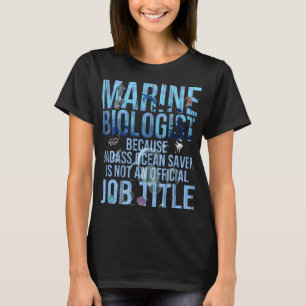 海洋生物学おもしろい海海洋科学生物学 Tシャツ