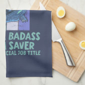 海洋生物学研究者海洋生物学 キッチンタオル (四つ折り)