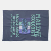 海洋生物学研究者海洋生物学 キッチンタオル (横)