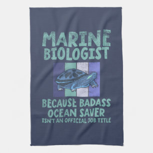 海洋生物学研究者海洋生物学 キッチンタオル