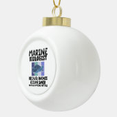 海洋生物学研究者海洋生物学 セラミックボールオーナメント (右)