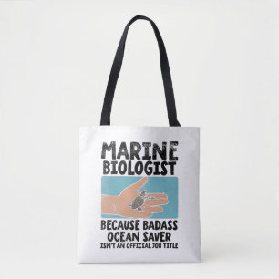 海洋生物学研究者海洋生物学 トートバッグ