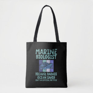 海洋生物学研究者海洋生物学 トートバッグ