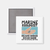 海洋生物学研究者海洋生物学 マグネット (正面/裏面)