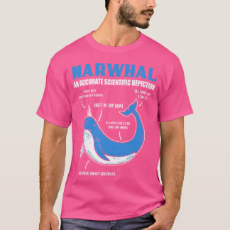海洋生物学者の科学的なイラストギフト 女子 Tシャツ