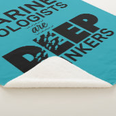 海洋生物学者タイポグラフィ シェルパブランケット (3/4)