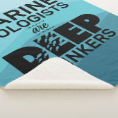 海洋生物学者タイポグラフィ シェルパブランケット (3/4)