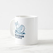 海洋生物学者 ギフト 海洋愛好家向け コーヒーマグカップ (正面左)