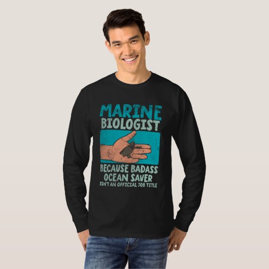 海洋生物学者 Tシャツ (正面フル)