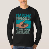 海洋生物学者 Tシャツ (正面)