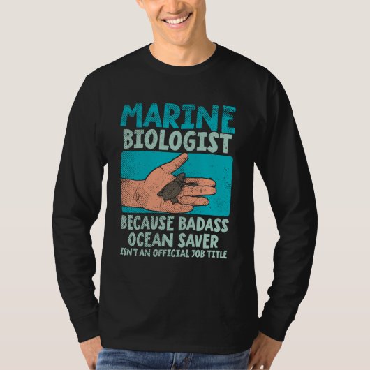 海洋生物学者 Tシャツ (正面)