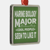海洋生物学院専攻ののみカッコいいの人 メタルオーナメント (右)