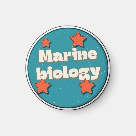 海洋生物学 マグネット (正面)