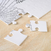 海洋生物成人着色パズル ジグソーパズル (側面)