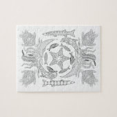 海洋生物成人着色パズル ジグソーパズル (横)