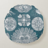 海洋生物設計図IV ラウンドクッション (正面)