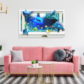 海洋生物 キャンバスプリント (インサイチュ (リビング))