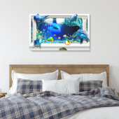 海洋生物 キャンバスプリント (インサイチュ (寝室))