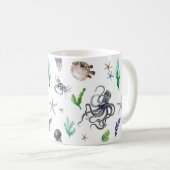 海洋生物 コーヒーマグカップ (正面右)