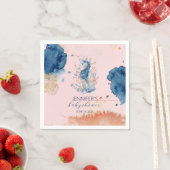 海洋生物 |シーホース赤ちゃんシャワー紙 スタンダードカクテルナプキン (インサイチュ)