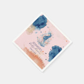 海洋生物 |シーホース赤ちゃんシャワー紙 スタンダードカクテルナプキン (角)