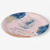 海洋生物 |シーホース赤ちゃんシャワー紙 ペーパープレート (アングル)