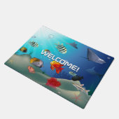 海洋生物 ドアマット (アングル)