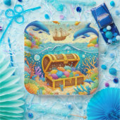 海洋生物 ペーパープレート (パーティー)